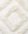 The Tula | Geometric Hand Tufted Ivory | Cushion Covers | 16x16