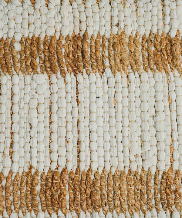 Twice-as-Nice Reversible Jute & ChindiBlend Table Runner | 16” x 60”