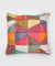 Patchwork Fiesta Cushion Covers – 100% Cotton Chindi | 18" × 18" | Handwoven Patch Detail