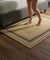 Midnight Frame100% Natural Jute Area Rug| 4 x 6 ft