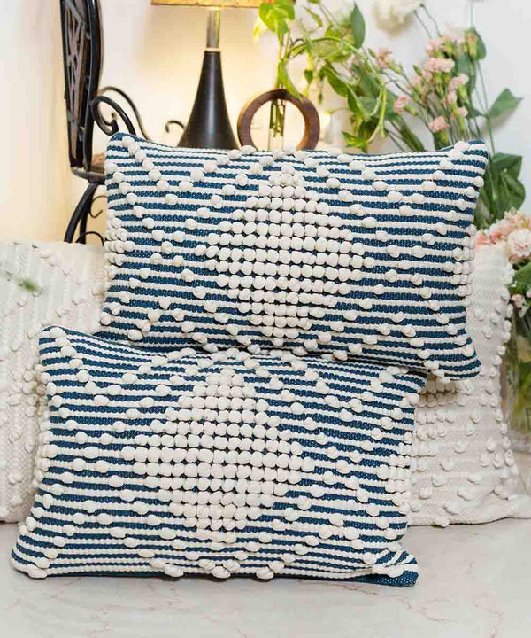 Arlo Pop Lumbar | Royal Blue | Cushion Covers | 12x20