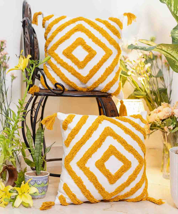 Mustard Muse Nordic Modern Accent Cushion Covers | 16x16