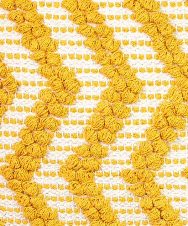 Marigold Chevron | Hand Tufted Cushion Covers | 16x16