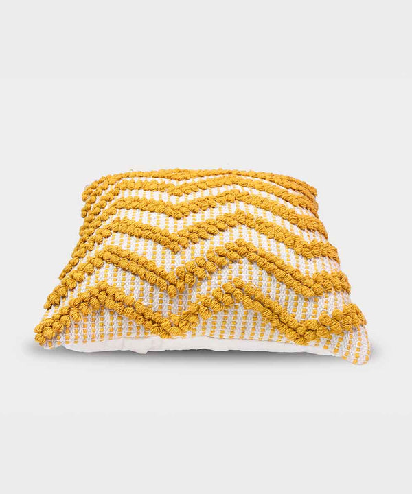 Marigold Chevron | Hand Tufted Cushion Covers | 16x16