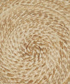Coconut Swirl Jute Rug| Warm Honey Beige 100% NaturalJute | 48 x 48 inches