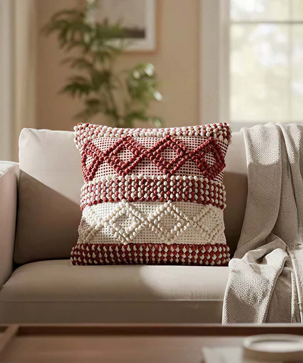 Rusty Raga | Handwoven Cushion Covers | 16x16