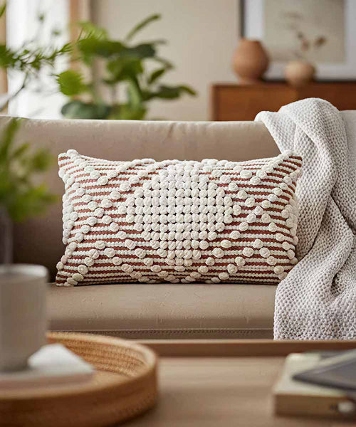 Arlo Pop Lumbar | Amber Rust  | Cushion Covers | 12x20