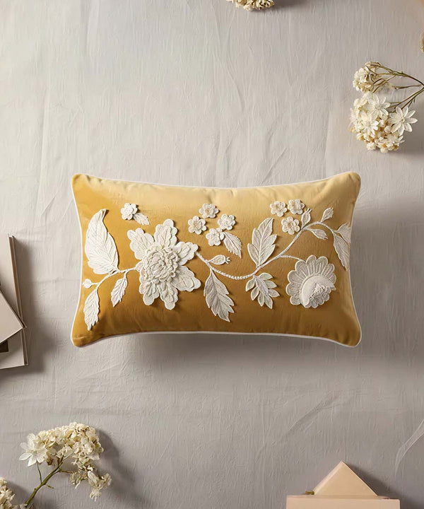 Aurelia Velvet | Hand Embroidered Cushion Covers | 14x24