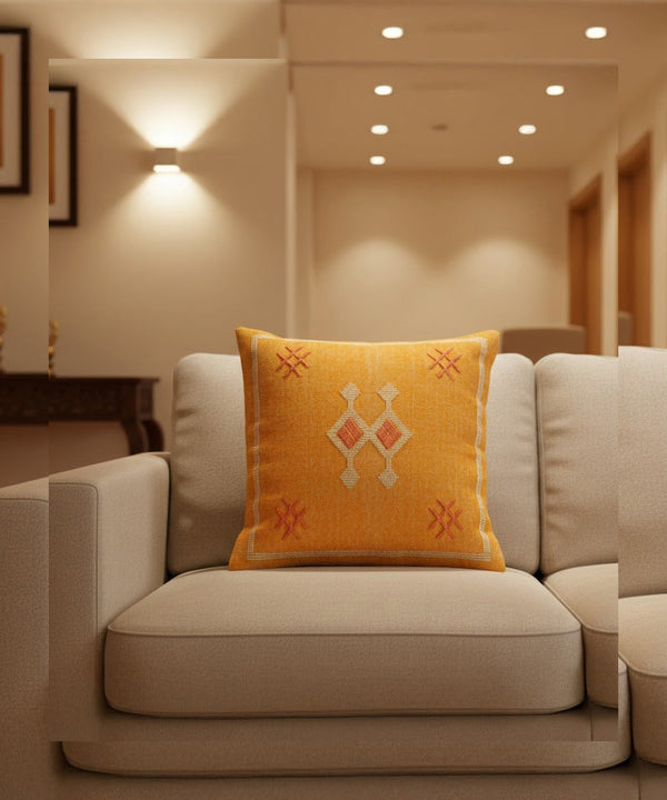 Sunny Side Up Luxe Cotton Cushion Covers – 18x18